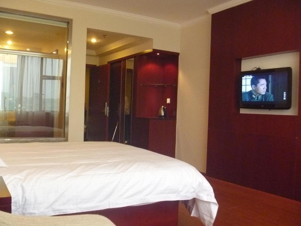 Greentree Inn Jiangxi Jiujiang Shili Avenue Business Hotel Chambre photo